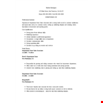 Department Sales Associate Resume example document template