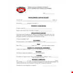 Lease Agreement Deposit - Protecting Landlords and Tenants example document template