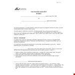School Partnership Agreement Template - External Program Board example document template