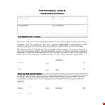 Real Estate Certification Form example document template