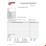 Simple Braking Action example document template