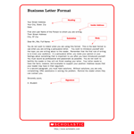 Proper Formal Business Letter Format for Writing to Your Reader's Address example document template