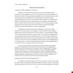 Pmi Charleston Scholarship Essay example document template
