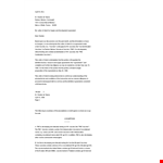Formal Business Letter Of Intent example document template 