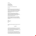Formal Business Letter Of Intent example document template