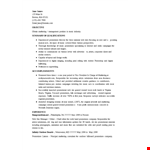 Experienced It Marketing Resume example document template