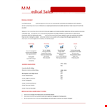 Entry Level Medical Sales Resume example document template