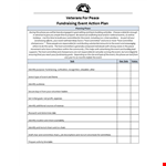 Charity Event Action Plan Template example document template