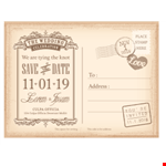 Customizable Postcard Template - Create Professional Postcards example document template 