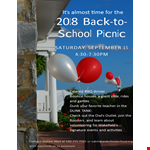 Create a Buzz with our Picnic Flyer Template - Easy to Customize example document template