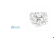Printable Thank You Note Template