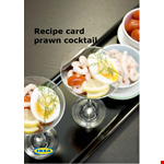 Cocktail Recipe Card Template - Create Delicious Cocktails with Sauce, Lemon, Tomato, and Mayonnaise example document template 