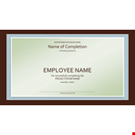 Custom Certificate of Completion Templates for Department and Division - Get Yours Now example document template