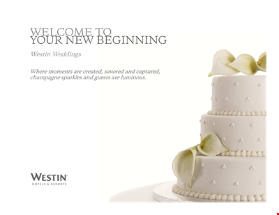 Free Wedding Presentation Template | Elegant Wedding Slides | Resort & Westin Theme