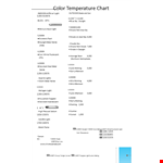 Fire Color Temperature Chart - Discover the Perfect Metal, Light, and Shade for Daylight example document template