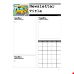 Customizable Newsletter Templates - Boost Your Email Campaigns example document template