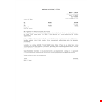 Medical Assistant Job Application Letter example document template