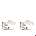 Create a Perfect Thanksgiving Menu for Your Family with Our Template example document template 