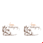 Create a Perfect Thanksgiving Menu for Your Family with Our Template example document template