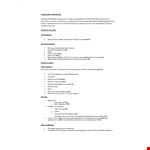 Free Sample Resume Format In Word Document example document template
