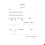 Transport Receipt Template - Complete and Under Control | Customizable & Easy to Use example document template 