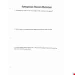 Discover How to Use Pythagorean Theorem with Examples example document template