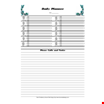 Daily Planner Template - Organize Your Schedule Efficiently example document template