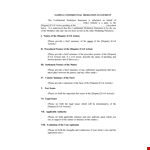 Confidential Settlement Statement Example | Civil Action Dispute example document template 