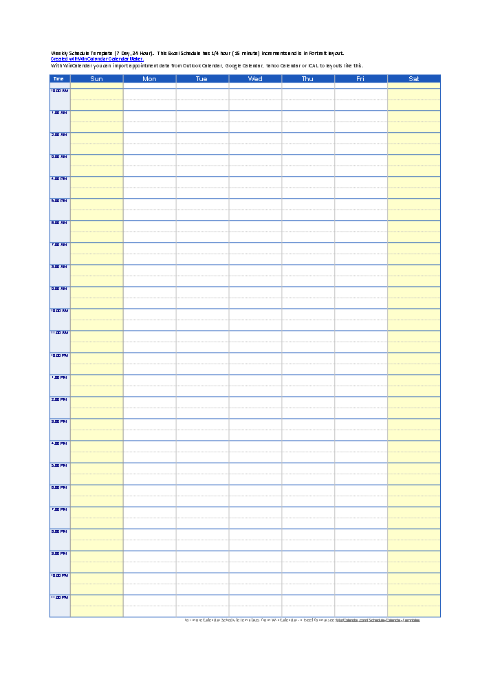 Dupont Schedule Form Template