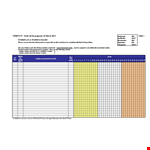 Daily Work Plan Template Excel example document template