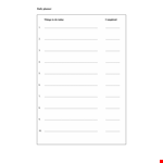 Printable Planner Template - Plan Your Daily Tasks and Stay Organized example document template