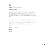 Marketing Professional: Interview Acceptance and Thank You Letter with Resume example document template