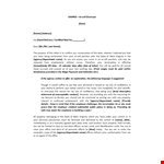 Employee Dismissal at Will: Agency's Role in Handling Grievances example document template