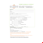 Free Contract Payment - Get Secure and Hassle-Free Payment Plans for Patients example document template