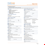 Claim Form Fm V Irrvdbspd - Worker Claim Number example document template