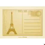 Customize and Send Beautiful Postcards with Our Postcard Template example document template