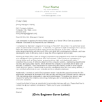 Civic Engineer (professional) Park Template example document template