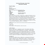 It Policy Emailusepolicy example document template 