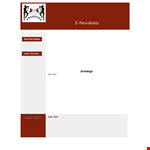 Professional Newsletter Template | Effective Communication | Dates included example document template