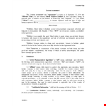 License Agreement Template - Clear and Comprehensive Document for Product Licensing | Gilead example document template