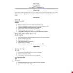 High School Graduate example document template 