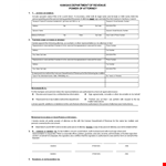 Get Legal Authority with a Power of Attorney - Free Document Template example document template