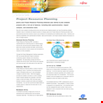 Project Resource Planning Template - Efficiently Manage Planning, Dates, and Material example document template