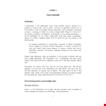 Create a Strong Partnership with Our Agreement Template | Business example document template