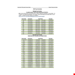 Staff Monthly Schedule Template example document template