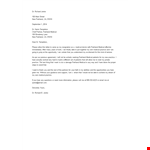 Medical Doctor Resignation Letter example document template