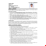Production Manager Resume Doc example document template