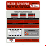 March Newsletter - Get the Latest Updates on Fencing example document template 