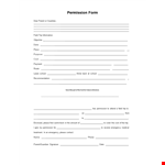 Get Parental Consent with our Permission Slip Template example document template