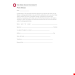 Get Your Photo Release Form for University or State Interviews example document template